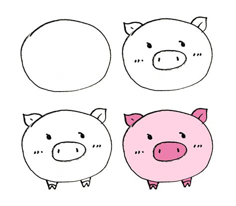 豬要怎麼畫